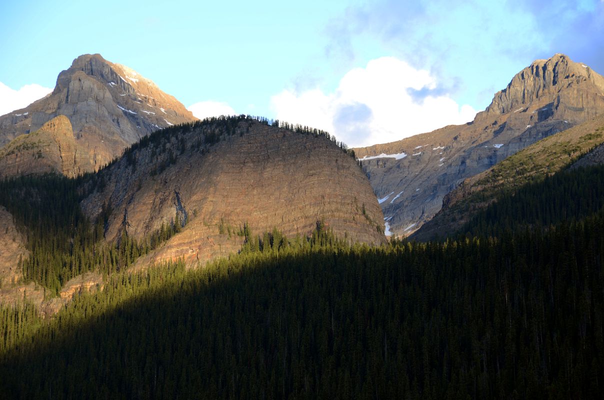 29 Mount Whyte, Big Beehive, Mount Niblock Early Morning From Lake Louise